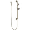 Cleveland Faucet Group Capstone Brushed Nickel Handheld Shower With Grab/Slide Bar 1.5 GPM