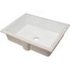 Kohler Verticyl White China Square Undercounter Mount Lavatory Sink