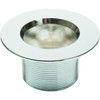 Drain Insert 10-24 Fine Thread Chrome Plated Metal