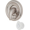 Moen Replacement Trim Kit W/ Acrylic And Brushed Nickel Handles