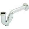 Brass Tubular P-Trap W/ Cleanout 1-1/4" X 1-1/4" Semi-Cast Brass