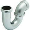 Brass Tubular J-Bend Sink Trap 1-1/2" X 1-1/2" And 1-1/4" Washer Connect