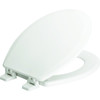 Centoco Wood Round Toilet Seat Plastic Over Wood Core Extends Useful Life