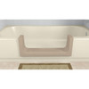 Cleancut Step-In Kit Converts Bathtub To Step-In Shower, Beige Wide Width