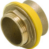 Cast Brass Urinal Or Closet Spud 3/4" X 1" Pressure Assist