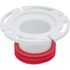 Sioux Chief Pushtite 4" Pvc Toilet Bowl Flange White