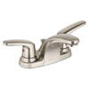 American Standard Colony Pro 2-Handle Centerset Bath Faucet, Metal Drain, Satin