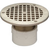 Zurn Fd2210-Pv2 - 2" Pvc Floor Drain With Adjustable Nickel Top