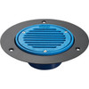 Zurn Fd2240-Nh4 - 4" Cast Iron, Wood Deck Drain With Cast Iron Top