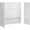 Swan Veritek Tub Wall Surround Three-Piece Nail-Up White Fiberglass