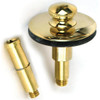 Watco Bathtub Drain Stopper Push-Pull 3/8 Or 5/16 Threaded Pin Pb Finish