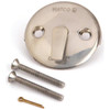 Watco Trip Lever Bathtub Overflow Plate Kit- Brushed Nickel Finish