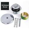 Watco 1-Hole Overflow Plate Lift & Turn Trim Fine Thread Orb