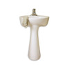 American Standard Cornice Corner Pedestal Sink Combo 4" Faucet Holes White
