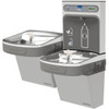 Elkay Ezh2o Bottle Filling Station/Bi-Level ADA Cooler, Filterd, 8 Gph, Ltgray