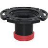 Sioux Chief Pushtite Black 3" Gasket Closet Flange, Inside Fit, Swivel Ring