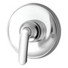 Symmons Elm Wall Mount Dual Outlet Diverter Trim With Single Lever Handle In Chrome