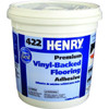 Henry 422 Solid Vinyl And Vinyl-Backed Adhesive, 1 Gallon, Nonstaining