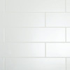 Daltile Restore 4" X 16" Ceramic, Bright White, Subway Tile 13.20 Sq. Ft Coverage Case Of 20