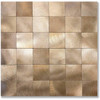 Dip Design Is Personal 12 In. X 12 In. Copper Wire Self-Adhesive PVC Aluminum Tile Backsplash, Case Of 10