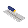 Qep 1/2 In X 1/2 In X 1/2 In Comfort Grip Stainless Steel Square Flooring Trowel
