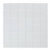 Inoxia Speedtiles Poppy Off White 11.33" X 11.33" Glass Wall Tile, Case Of 6 IG200POP072/BX6
