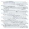 Inoxia Speedtiles Narwhal White/Gray 11.93"X11.91" Marble Wall Tile, Case Of 6 IS000NAR502/BX6