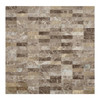 Inoxia Speedtiles Lynx Mixed Brown 11.42" X 11.57" Stone Wall Tile, Case Of 12