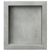 Palisade Shower Niche Insert, 15.5" X 17.5" X 3.75", Frost Nickel