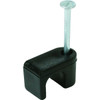 Gardner Bender 1/4 In Coaxial Staples (100-Pack) (Black)