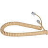 Adamax 7 Ft. Telephone Handset Cord, Ivory, Package Of 5