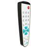 Clean Remote Universal Big Button Tv Remote Control - Multi-Code (5-Pack)