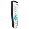 Clean Remote Cr3bcb TV Or TV Plus Cable Box Remote Control; Big Button