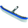Splashpro 18 In Curved Back Pool Wall Brush W/ 1.5 In Stainless Steel And Nylon Bristles