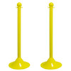 Mr. Chain Yellow Light Duty Stanchion Package Of 2