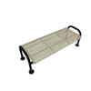 Ultrasite Perforated Beige Surface Mount Contour Bench 6'