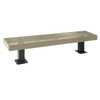 Ultrasite Diamond Beige Surface Mount Mall Bench 6'