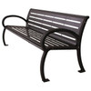 Ultrasite Premium Black Portable Wilmington Bench 4' Slat