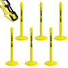 Mr. Chain Caution Label Stanchion Kit