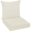 Fiberbuilt Custom Cushion Deep Seating Seat/Back In Sunbrella Natural