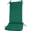 Fiberbuilt Custom Cushion 2-Piece Rocker Cushion In Sunbrella Forest Green