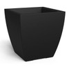 Mayne Kobi 24 Inch Tall Black Self Watering Square Planter