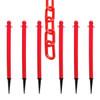 Mr. Chain Red Medium Duty Ground Pole And Chain Kit