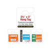 Small Custom Plastic Parking Permit Tags, Reflective, Package Of 100