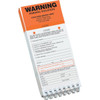 Parking Violation Tags, Tow Date Warning, Fluorescent Orange, Book Of 50