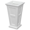 Mayne Fairfield 34" Tall Planter - White