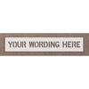 Custom Parking Stencil, 4" Letters