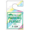 Custom Holographic Parking Permit Hang Tags, 2-1/2 X 4-3/4 Package Of 100