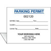 Dashboard Parking Permit, White, Package Of 100