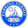 Parking Permit Static Cling, Blue Boat, 2-1/4 Diameter, Package Of 100